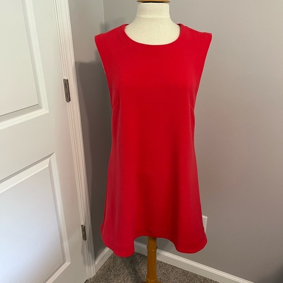Free People Red Sleeveless Dress Sz S - Picture 1 of 6